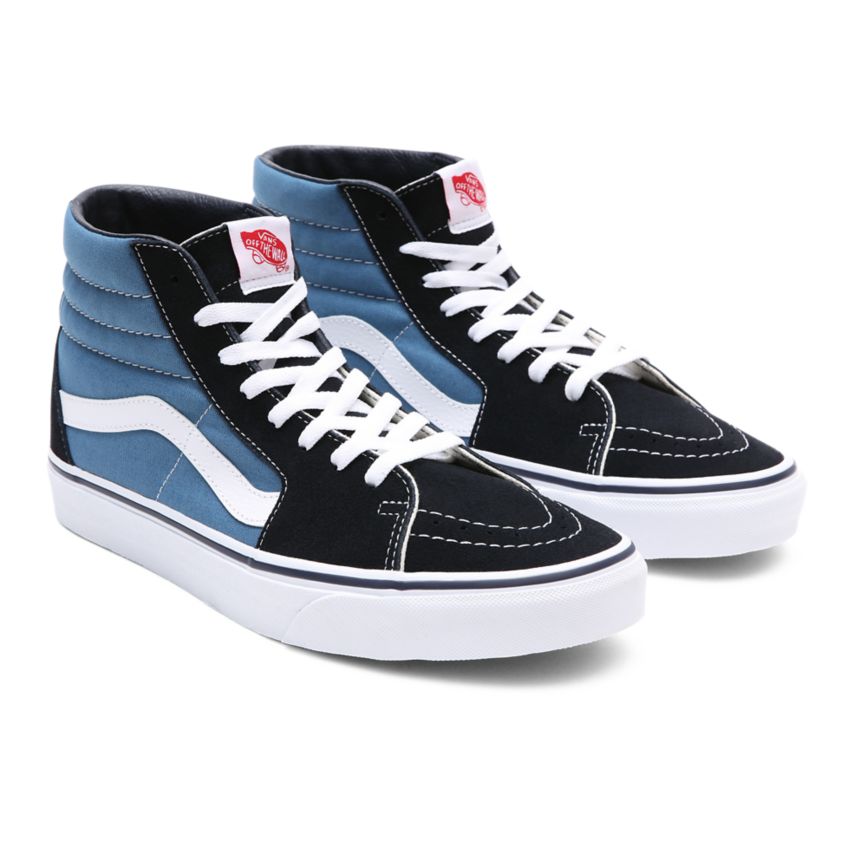 Vans Sk8-Hi Dam Marinblå - Vans Höga Skor Outlet (UTVHO9410)